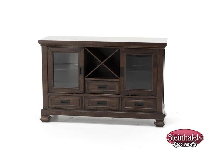 holh brown buffet server sideboard  image   