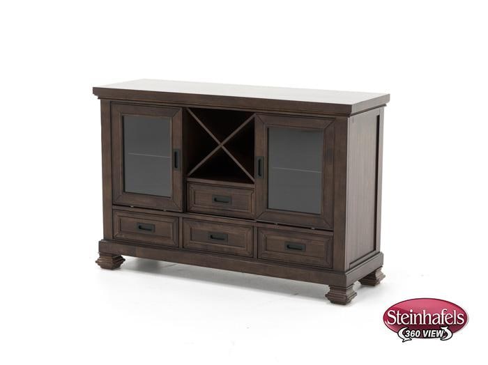 holh brown buffet server sideboard  image   