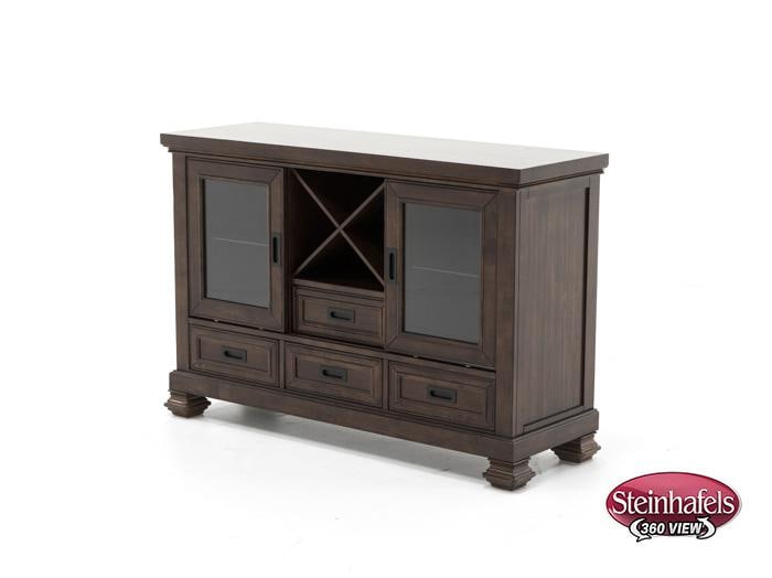 holh brown buffet server sideboard  image   
