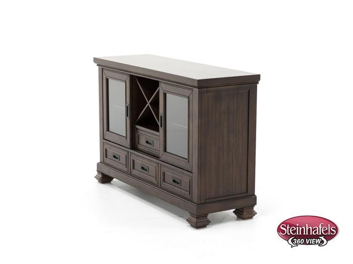 holh brown buffet server sideboard  image   