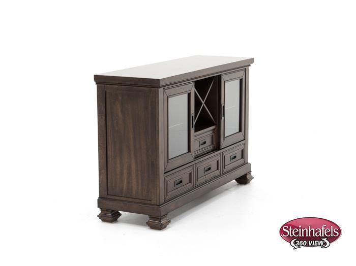 holh brown buffet server sideboard  image   