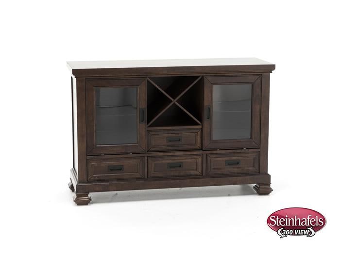 holh brown buffet server sideboard  image   