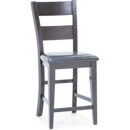 Dark Rustic Counter Stool