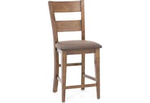 holh brown counter height stool   