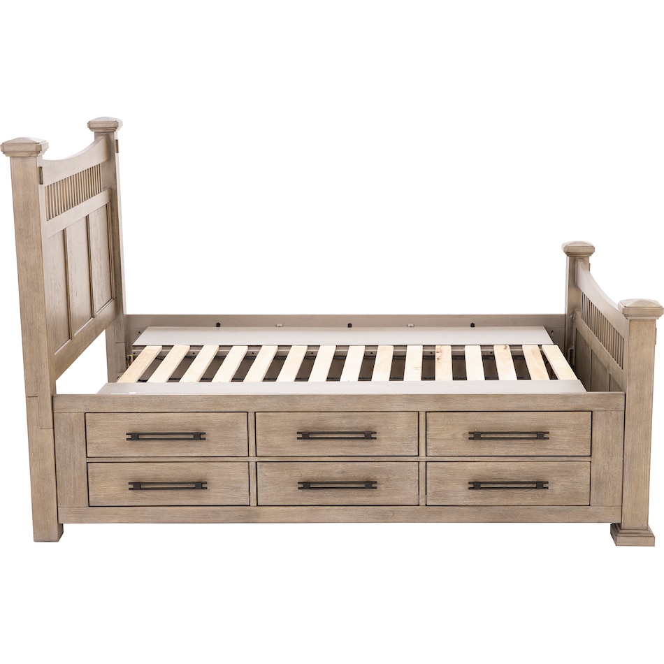 holh brown king bed package skp  