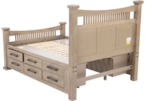 holh brown king bed package skp  