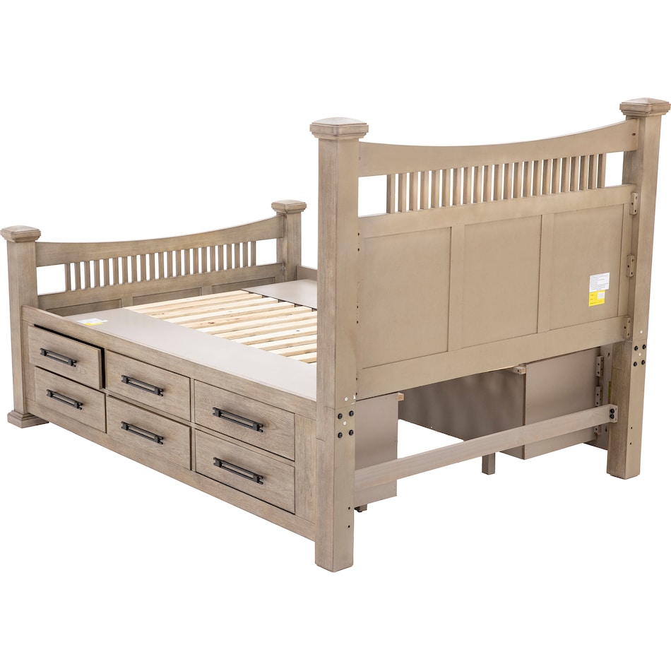 holh brown king bed package skp  