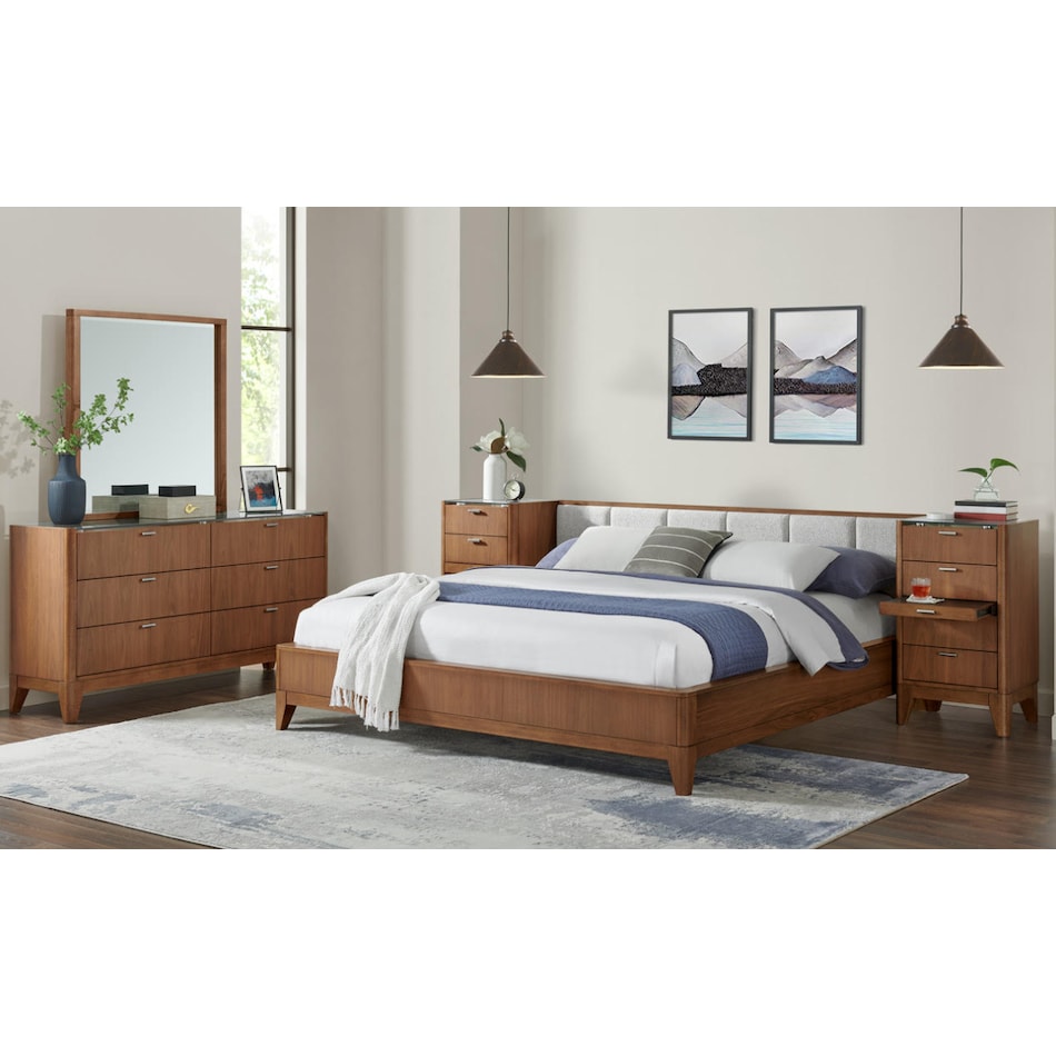 holh brown king bed package wkp  
