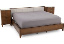holh brown king bed package wkp  