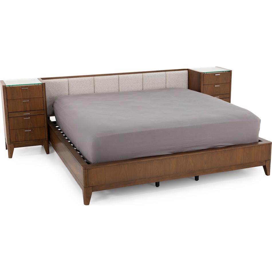 holh brown king bed package wkp  