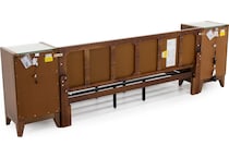 holh brown king bed package wkp  