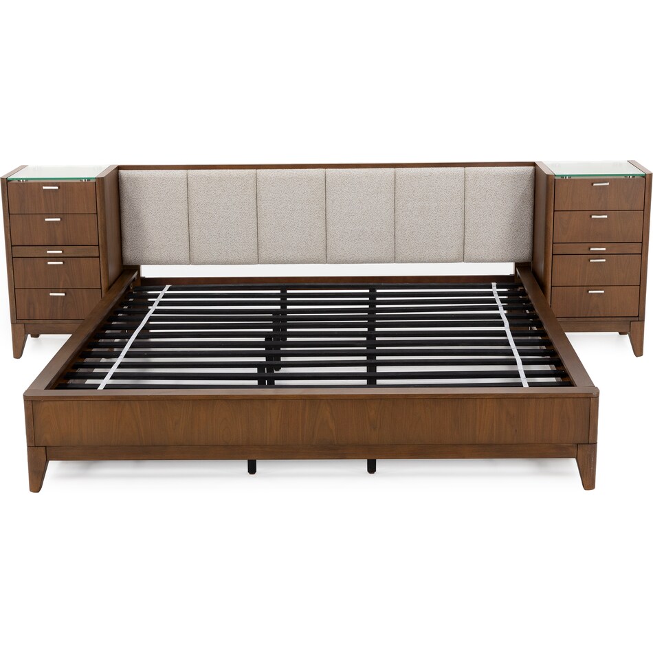 holh brown king bed package wkp  