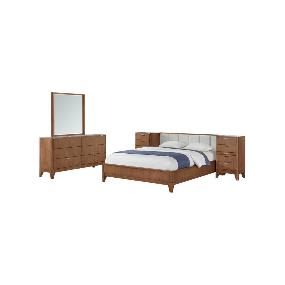 holh brown queen bed package wqp  