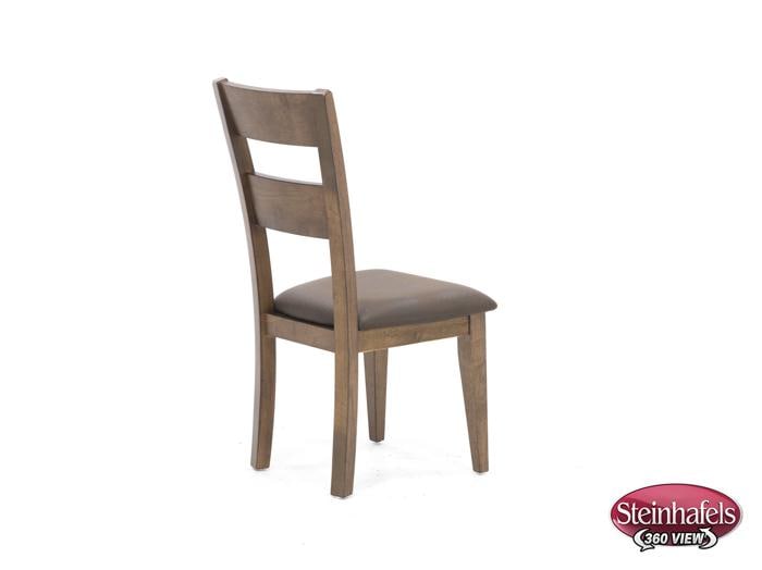 holh brown standard height side chair  image   