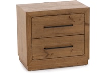 holh brown two drawer   