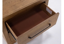holh brown two drawer   
