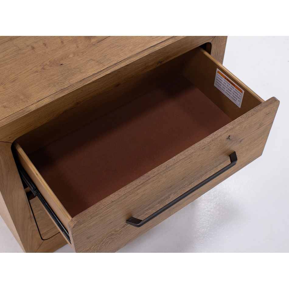 holh brown two drawer   