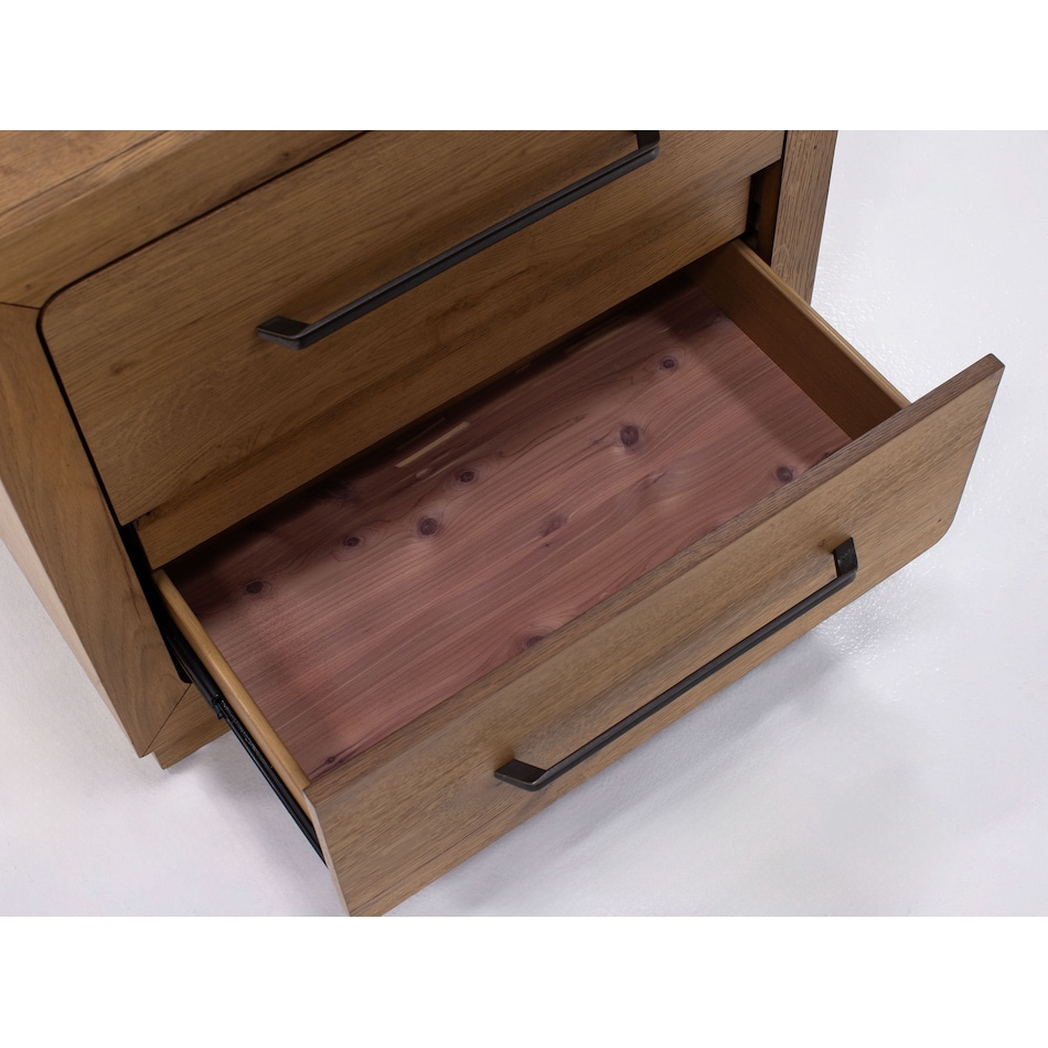 holh brown two drawer   