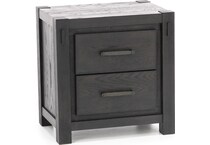 holh brown two drawer   