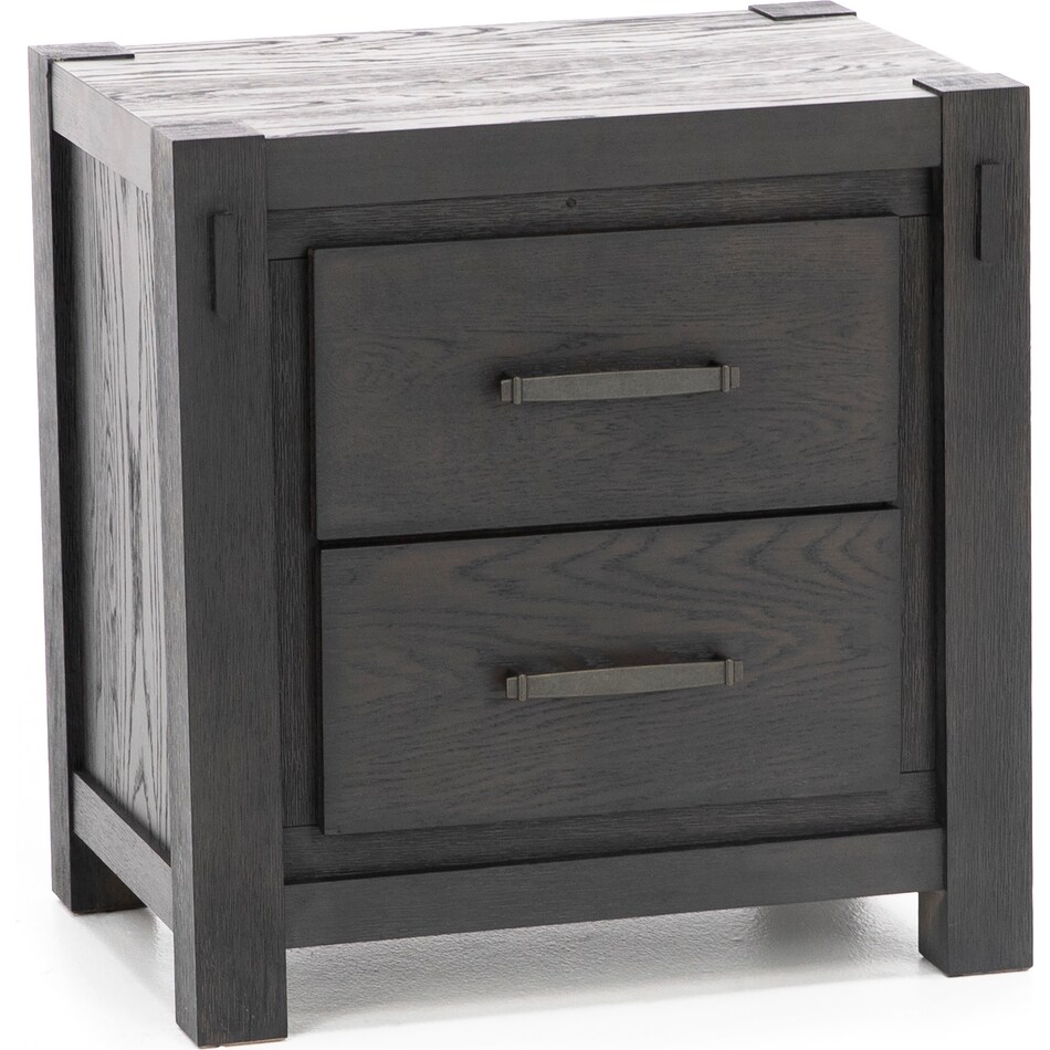 holh brown two drawer   