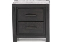 holh brown two drawer   