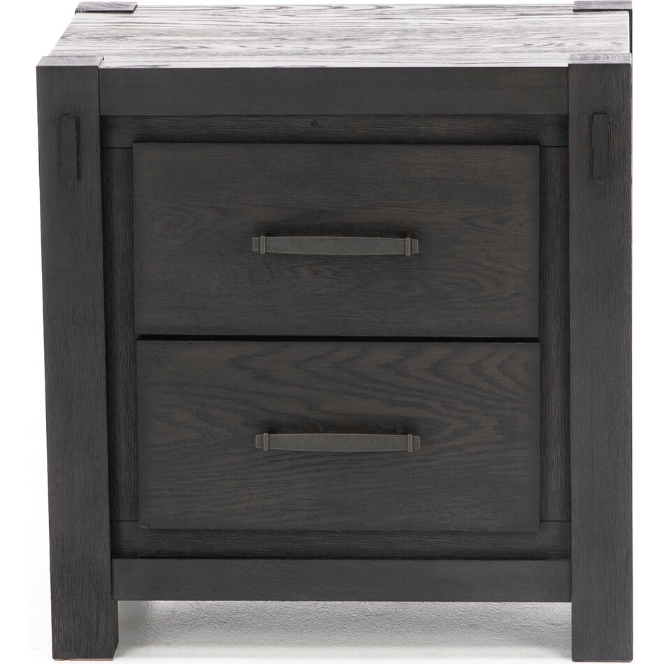 holh brown two drawer   