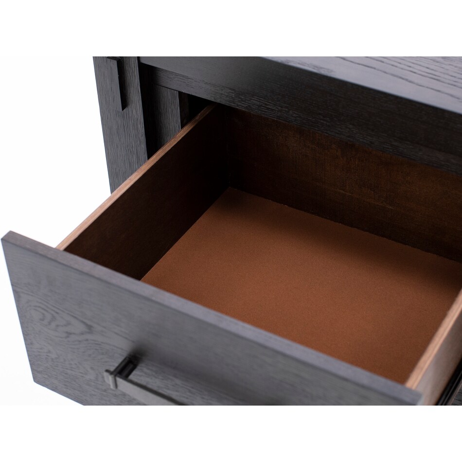 holh brown two drawer   