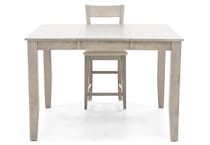 holh grey inch counter height square   