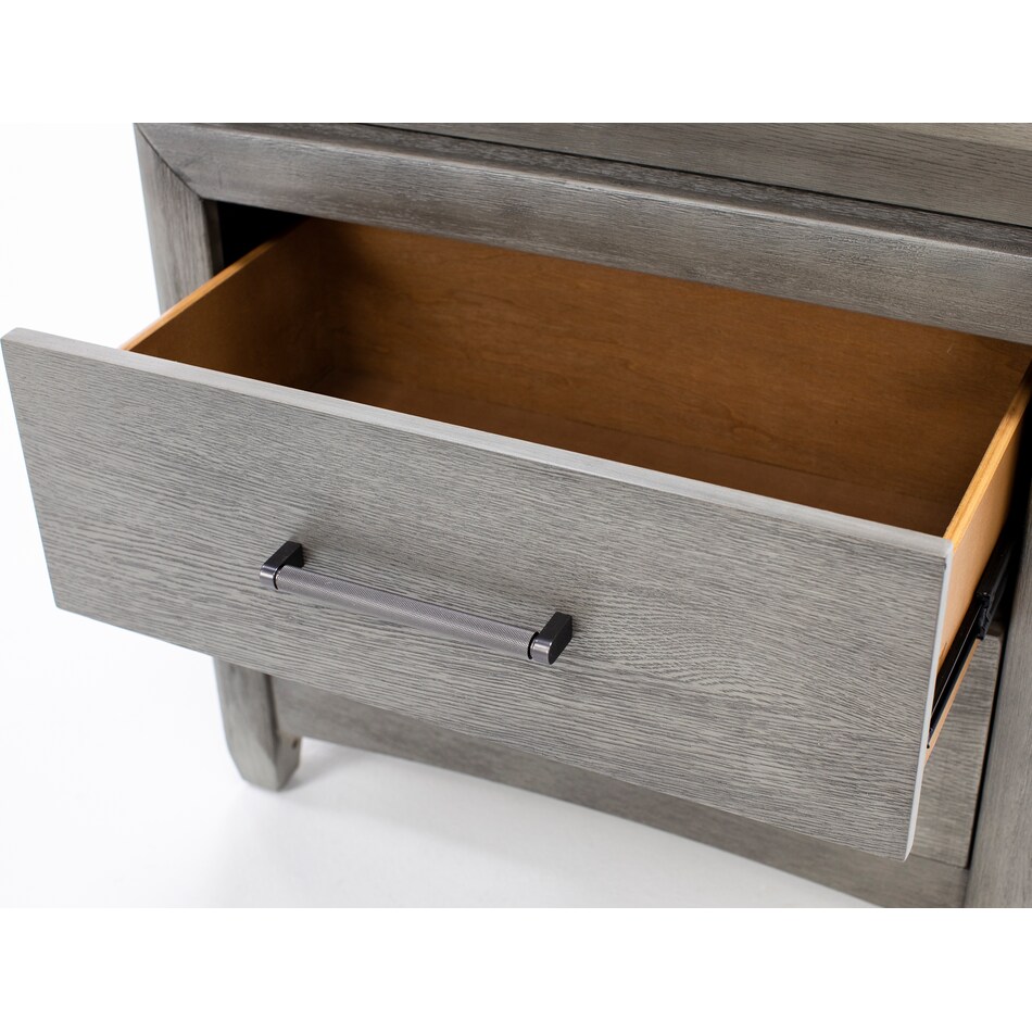 holh grey two drawer   