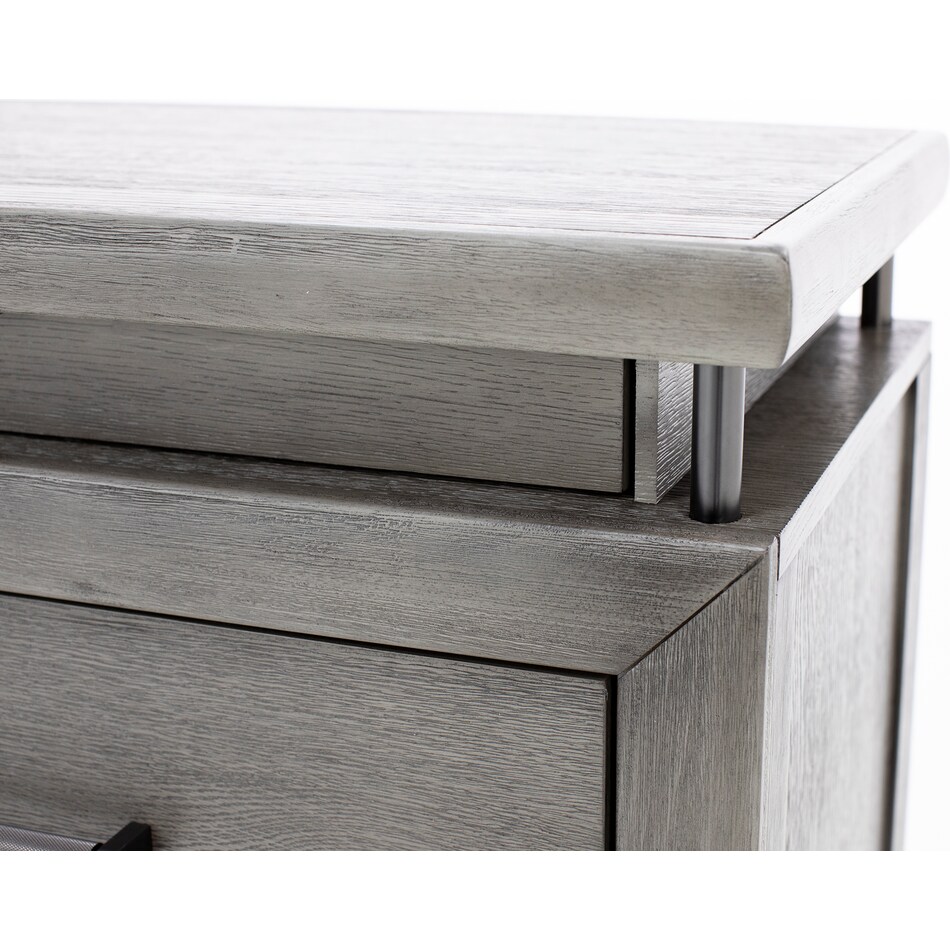 holh grey two drawer   