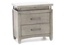 holh grey two drawer   