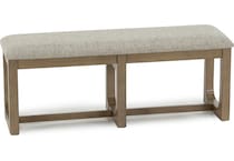 holh tate natural inch standard seat height bench   