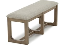 holh tate natural inch standard seat height bench   