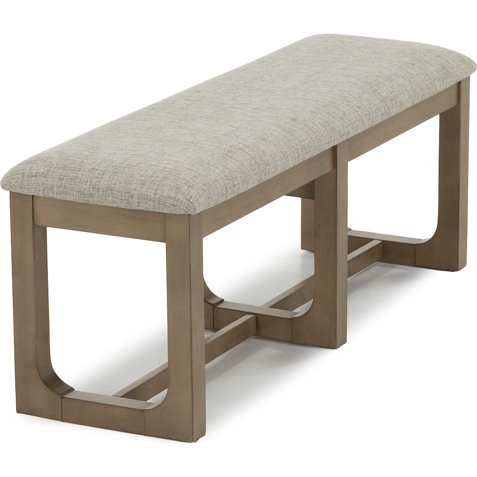holh tate natural inch standard seat height bench   