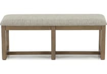 holh tate natural inch standard seat height bench   