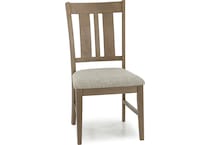 holh tate natural inch standard seat height side chair   