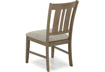 holh tate natural inch standard seat height side chair   