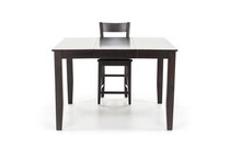 holland house brown inch counter height square   