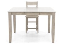 holland house grey inch counter height square   