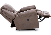 home stretch inc brown recliner z  