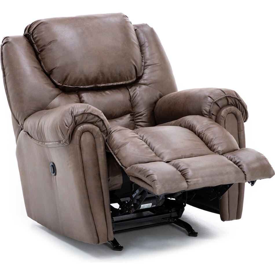 home stretch inc brown recliner z  