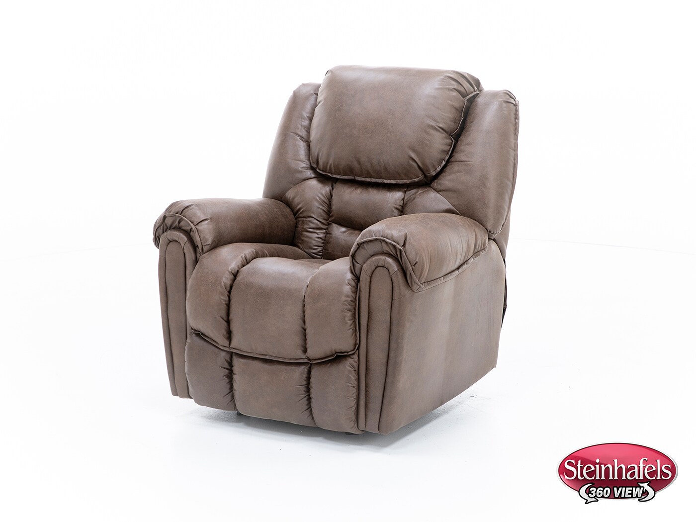 home stretch inc brown recliner  image z  