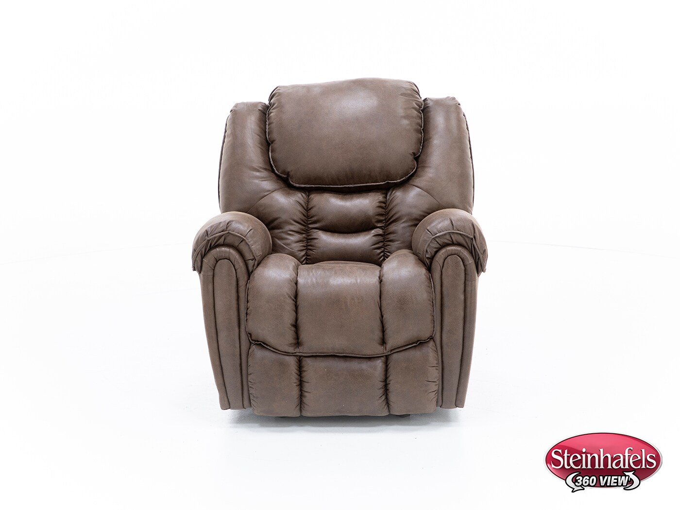 home stretch inc brown recliner  image   
