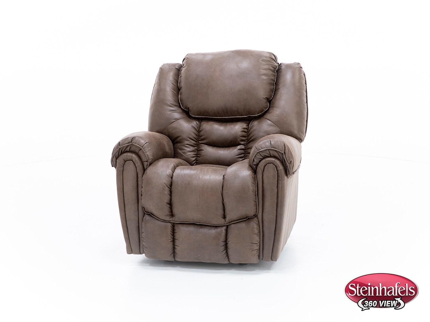 home stretch inc brown recliner  image   
