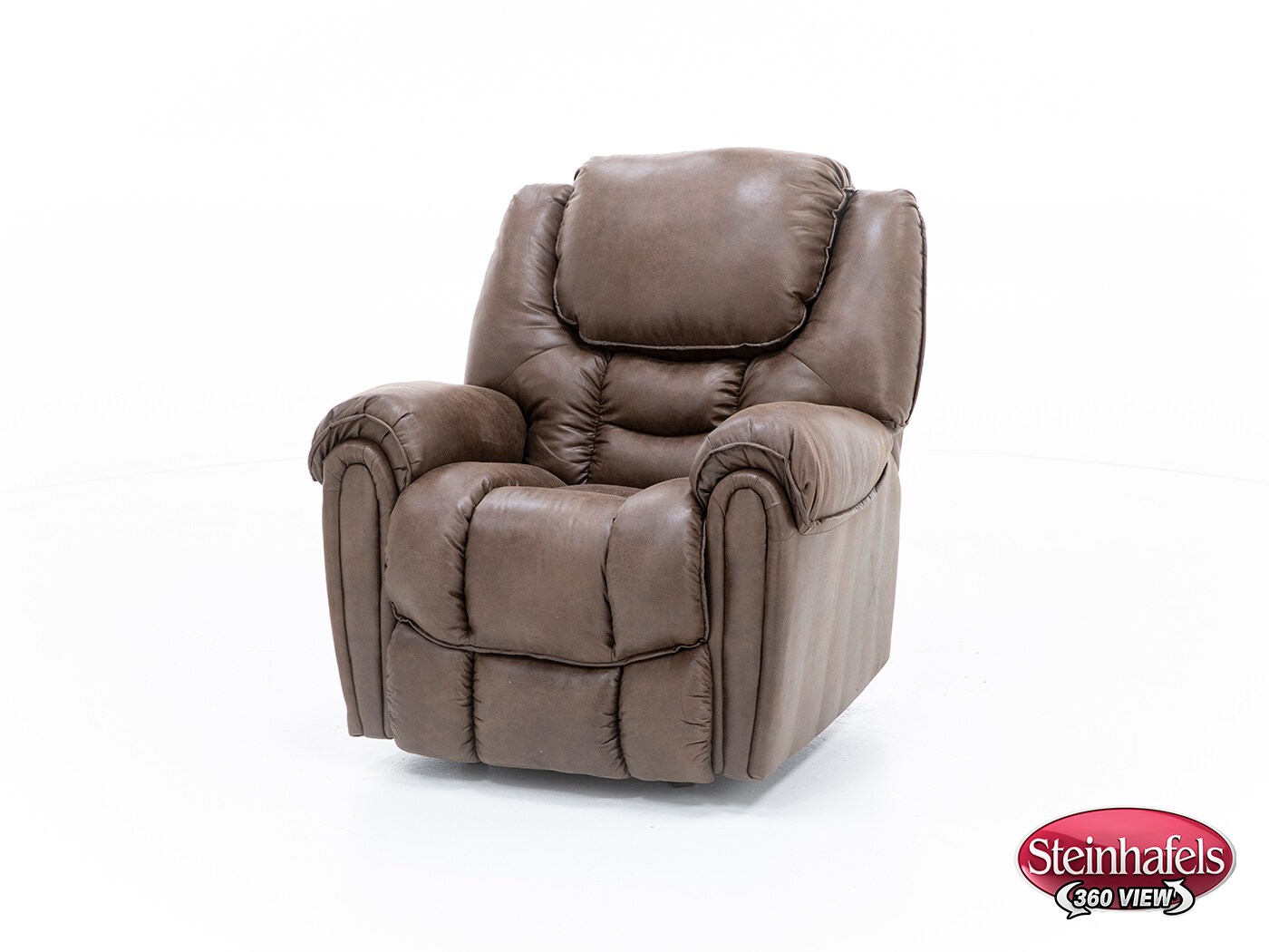 home stretch inc brown recliner  image   