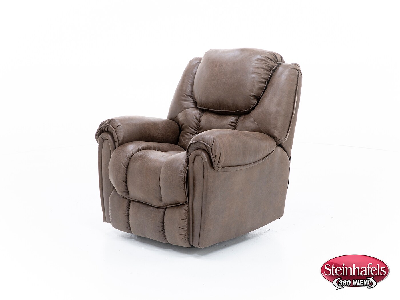 home stretch inc brown recliner  image   