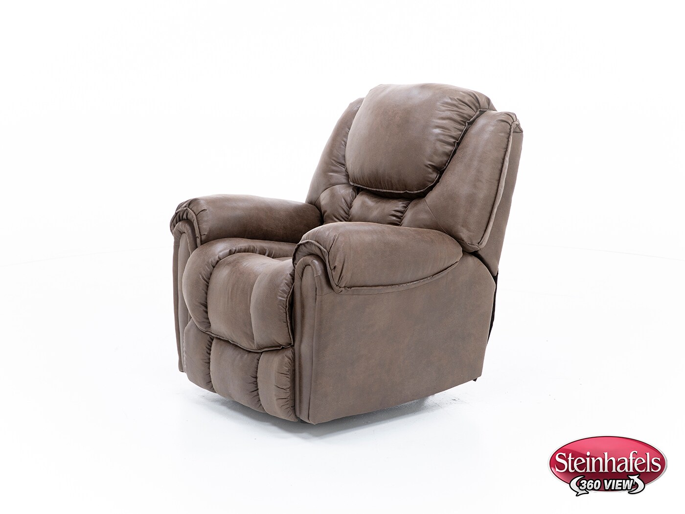 home stretch inc brown recliner  image   