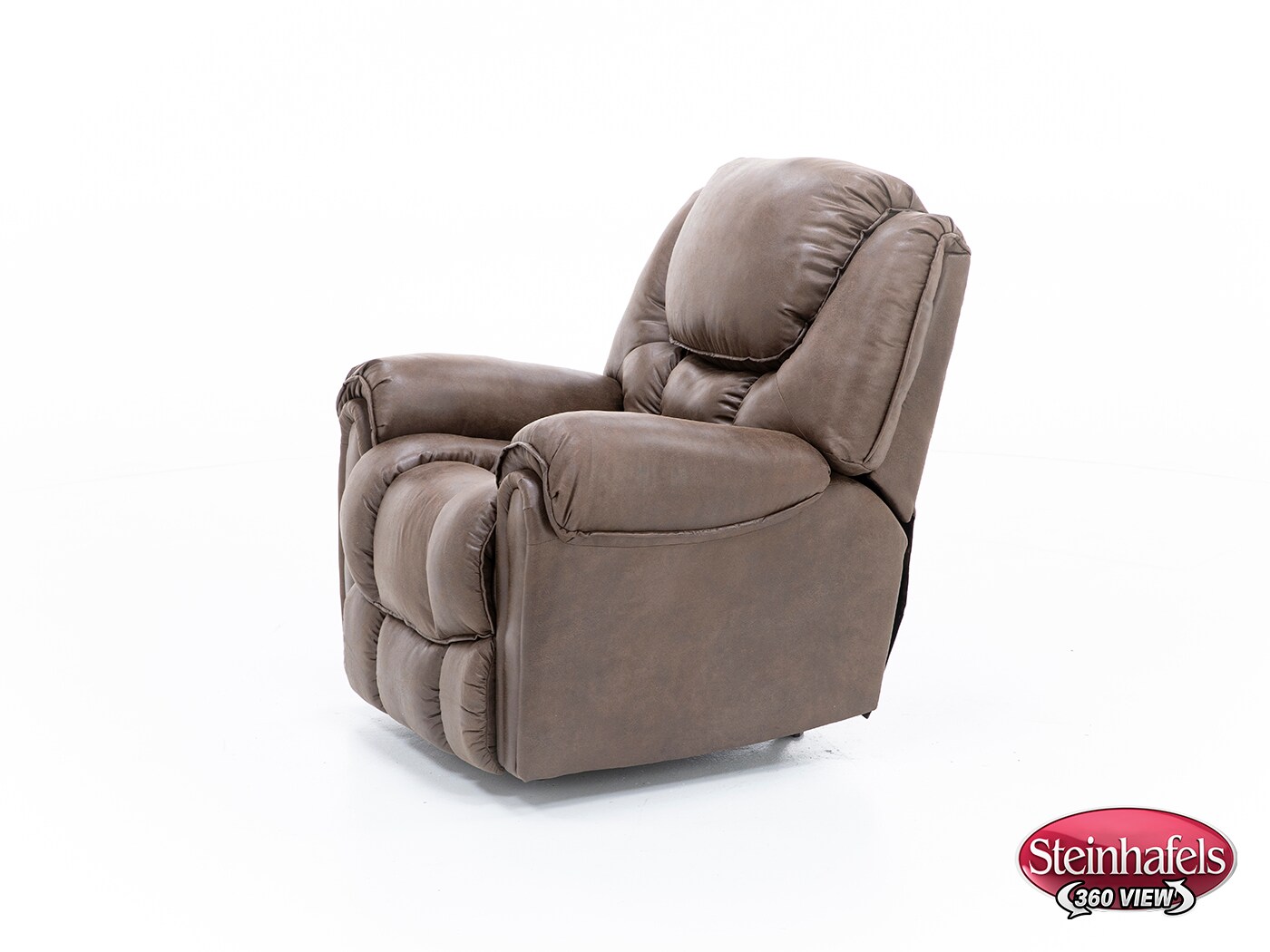 home stretch inc brown recliner  image   