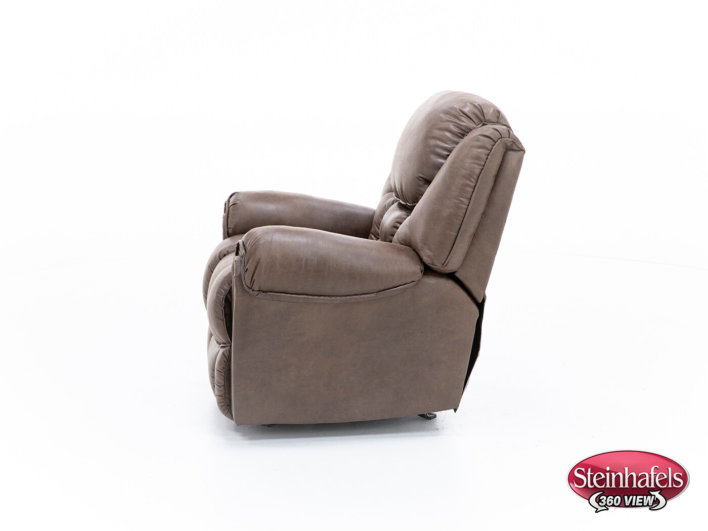 home stretch inc brown recliner  image   