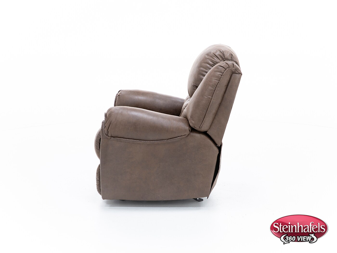 home stretch inc brown recliner  image   